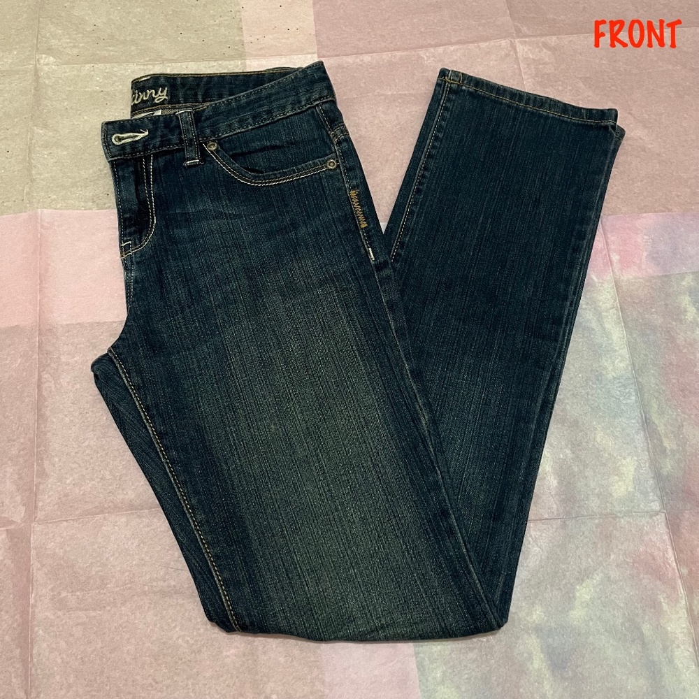 Old Navy Girls Dark Wash Skinny Jeans